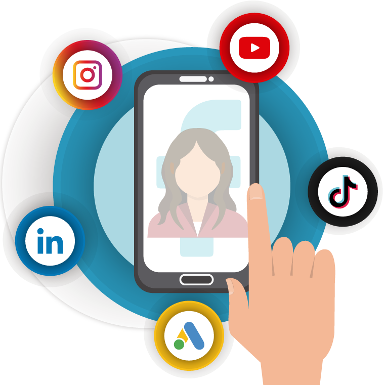 paid search & LinkedIn campaign report for finance