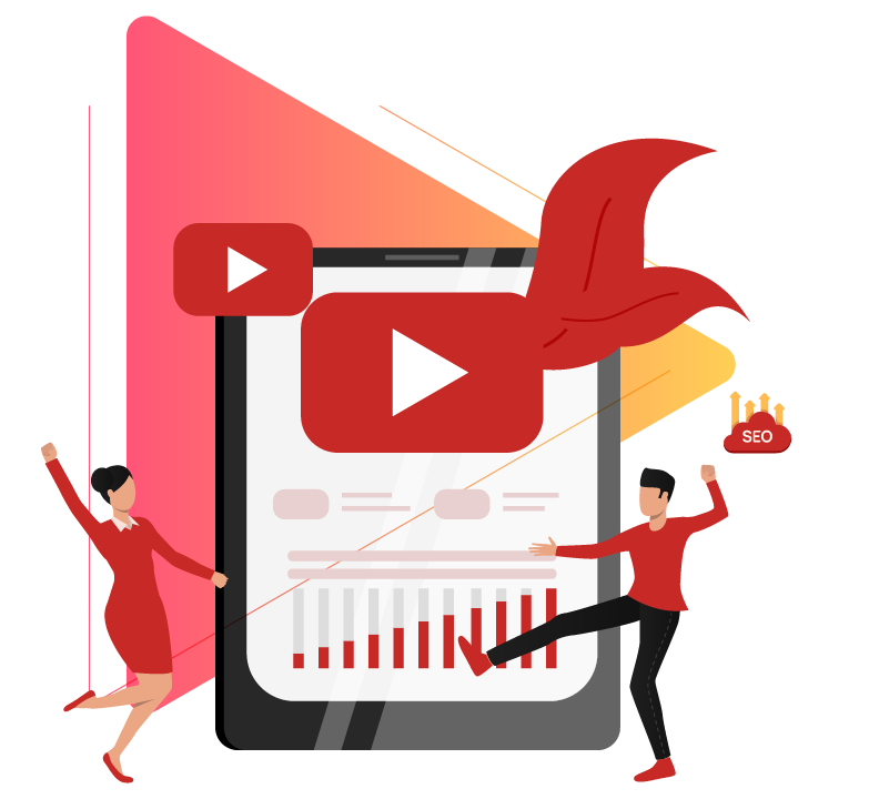 youtube channel management dashboard with CTR and AVD